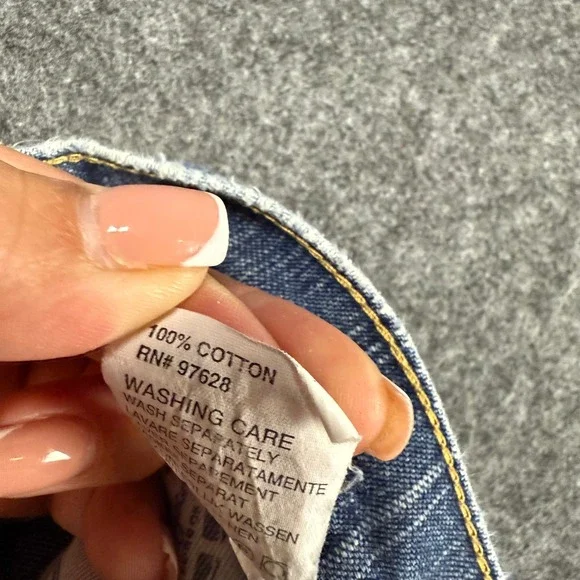 VTG Pepe Jeans UK 73 Mens Jeans Wide Leg Taper Denim Blue Y2K Skater Size 30x30 - Picture 5 of 9